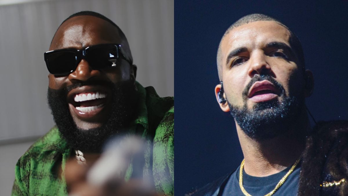 RICK ROSS FUELS DRAKE BEEF WITH SNEERING VIDEO FOR 'CHAMPAGNE MOMENTS' DISS SONG